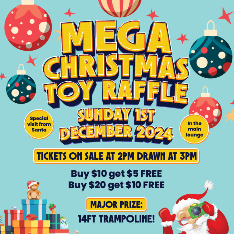 Mega Christmas Toy Raffle - South West Rock Country Club