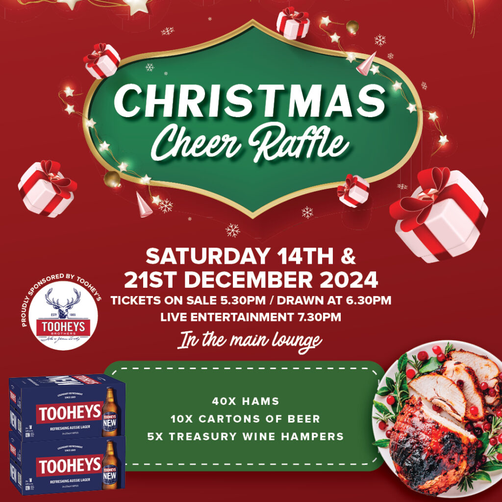 Christmas Cheer Raffle - South West Rock Country Club